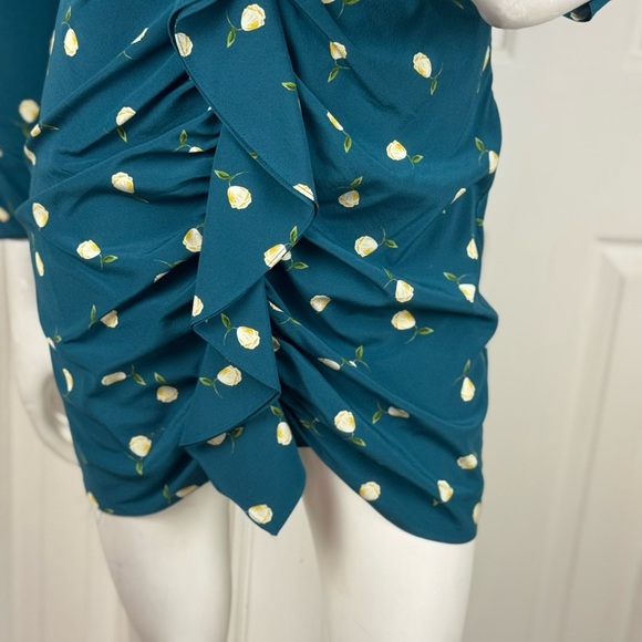 INTERMIX Blue Bodycon Long Sleeve Dress. D37 - Picture 14 of 17